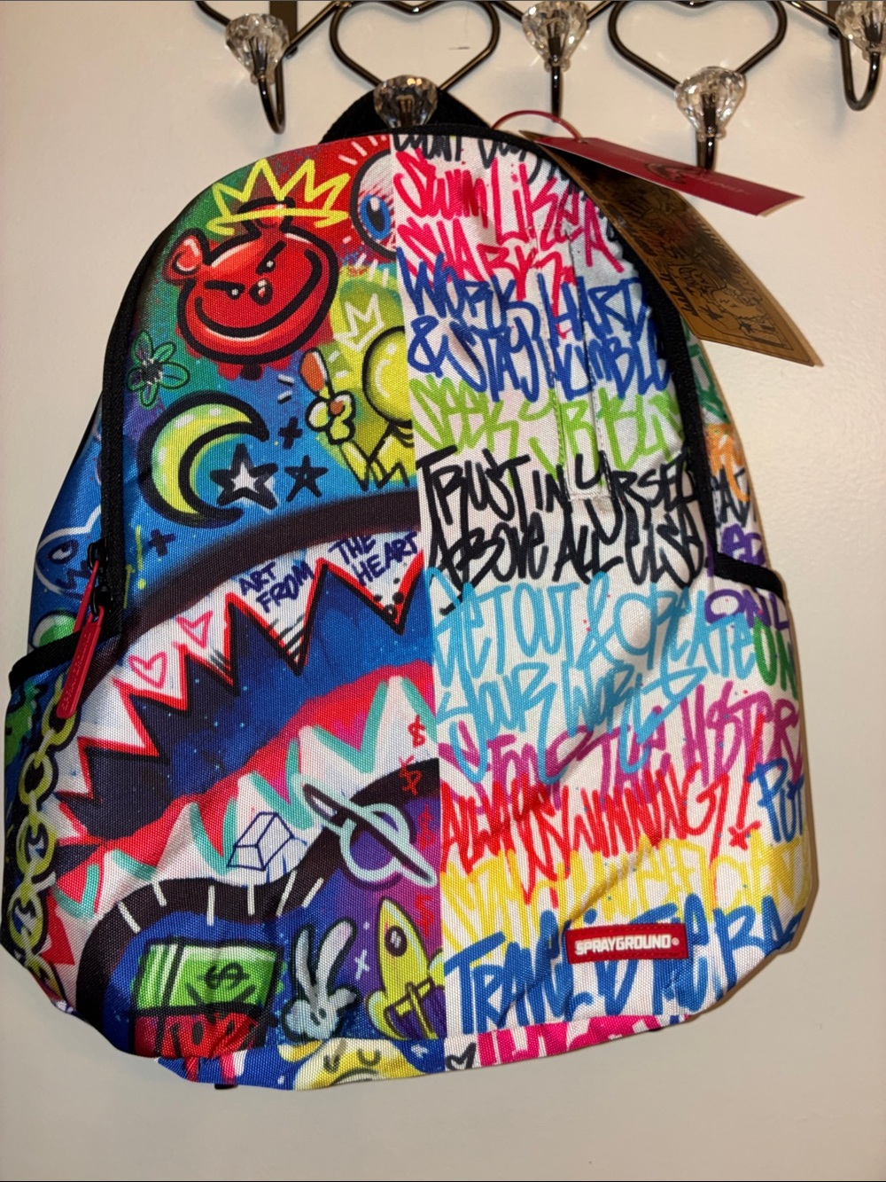 Sprayground Scribbles small backpack